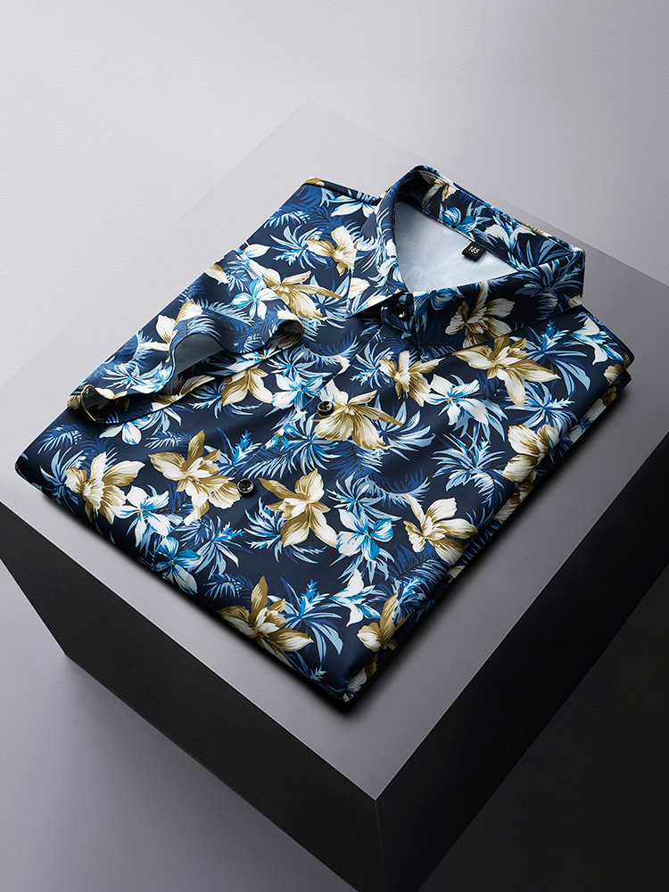 Vintage Hawaiian Floral Shirt - 12XL 7XL 6XL حجم كبير قمصان