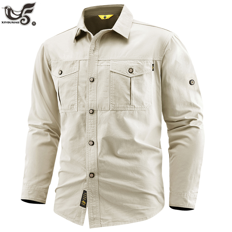 قمصان رجالية عسكرية للأعمال، ق - مراجعة Tactical Military Shirt Cargo وسعره