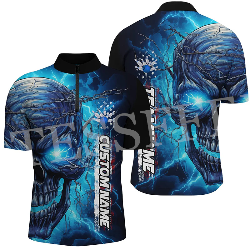 قمصان بولو جيرسي بسحاب مخصص ،  - مراجعة Short Sleeve Bowling Shirt Retro وسعره