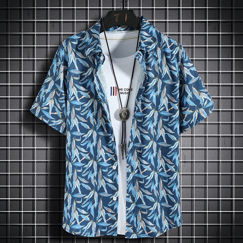 قمصان شاطئ هاواي قمصان رجالية  - مراجعة Vintage Hawaiian Floral Shirt وسعره